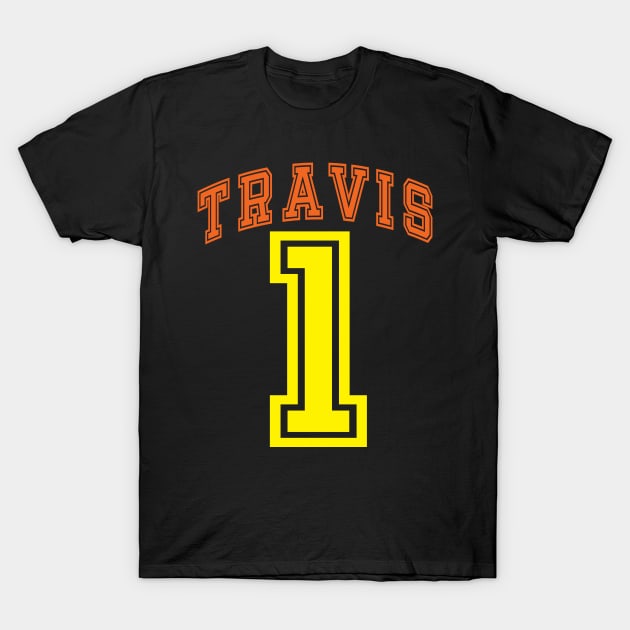 Travis Supporter Number 1 Vintage Travis T-Shirt by Spit in my face PODCAST